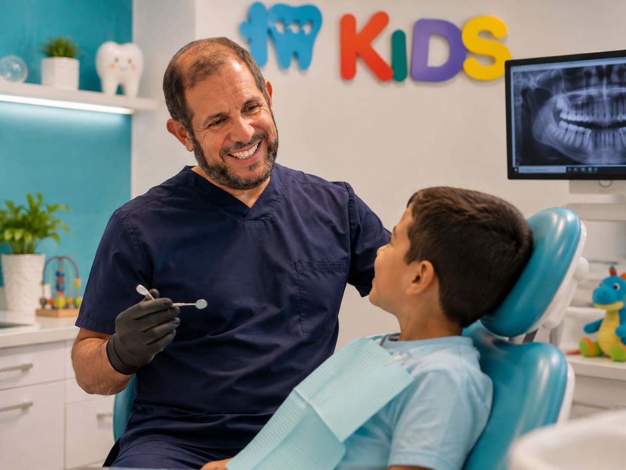 Atención odontológica infantil, imagen de campaña