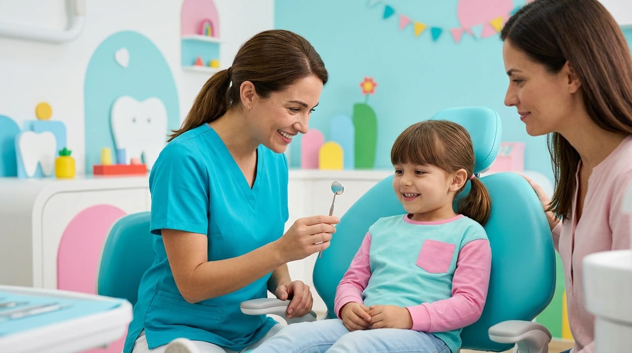 Profesional del equipo en atención infantil